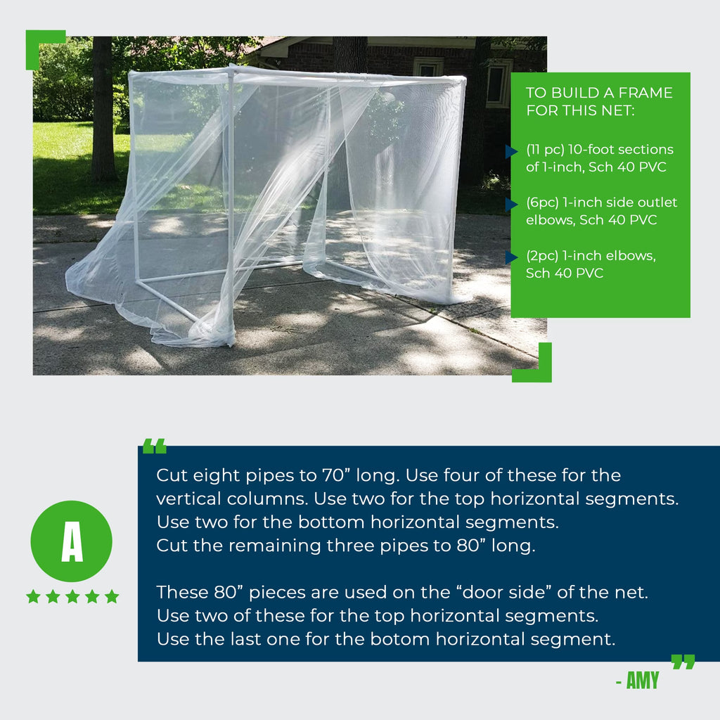 Ultra Large Mosquito Net with Carry Bag, Large 2 Openings Netting Curtains